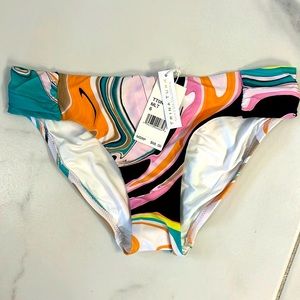 Trina Turk Nazare ran side hipster bikini bottom with tags size 6